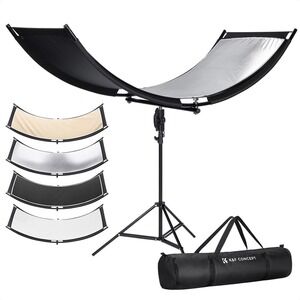 K&F Concept U Shape Reflector 4 in 1 70x23.6in w 1.9m Stand